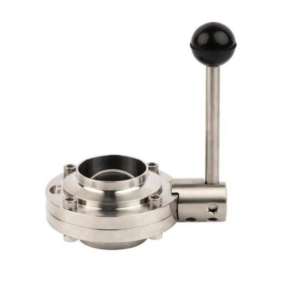 Wie wird eine Absperrklappe zur Durchflussregelung eingesetzt?