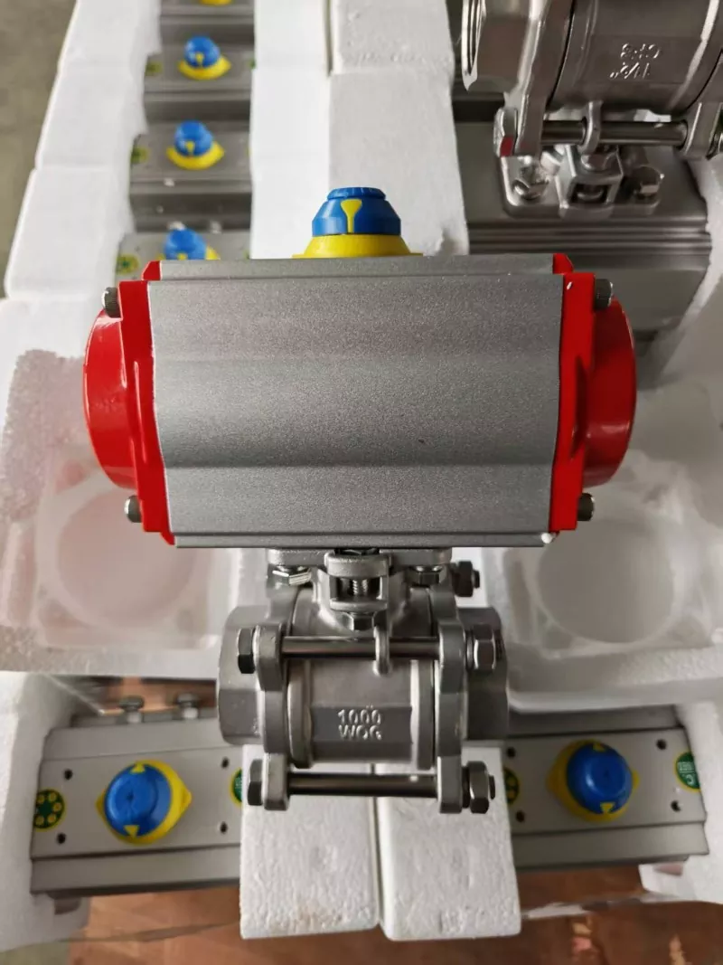 3-teiliger pneumatischer Kugelhahn – Präzise Steuerung, keine Leckage, intelligente Automatisierung