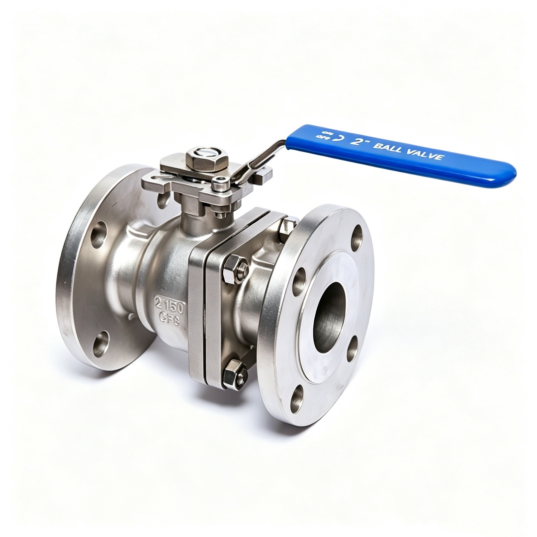 ANSI CLASS150LB Schwimmender Kugelhahn mit Edelstahlflansch