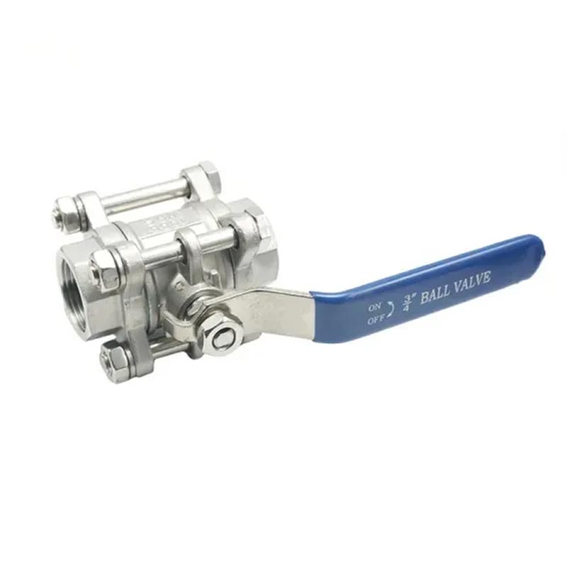 Stainless Steel Threaded 3-PC Ball Valve