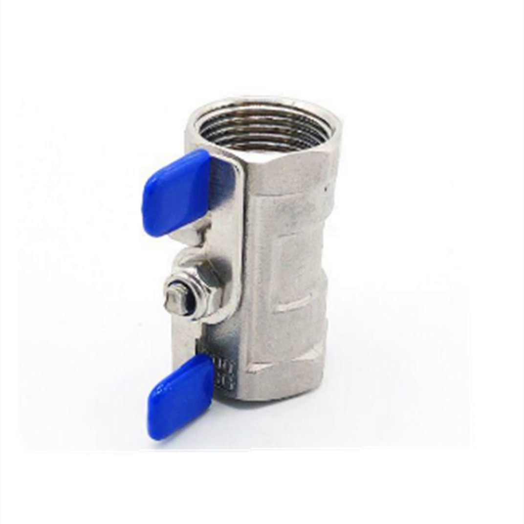 304 Stainless Steel Butterfly Handle Ball Valves
