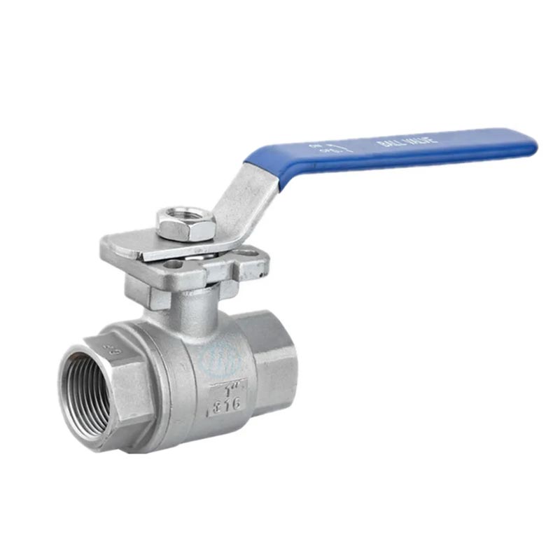 Weibliches 2pc -Ballventil mit ISO5211 Direkter Montagepolster